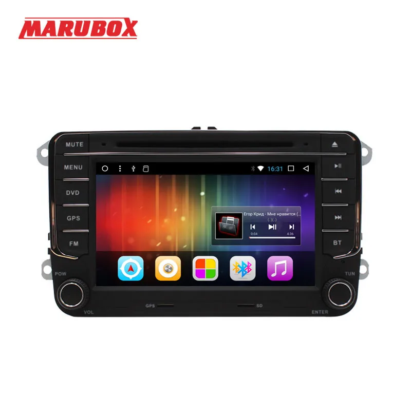 MARUBOX 2 Din Android 7 1 Гб ОЗУ для Volkswagen Polo 5 Passat VW Golf 6 Skoda Touran Jetta Caddy DVD GPS Автомобильный