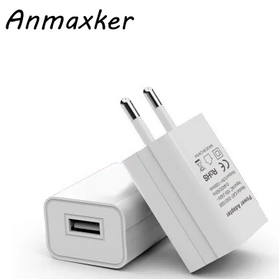 USB зарядное устройство EU Plug 5V1A Быстрая зарядка для Moto X/X4/X5/G6/G6 Play/G6 Plus мобильного