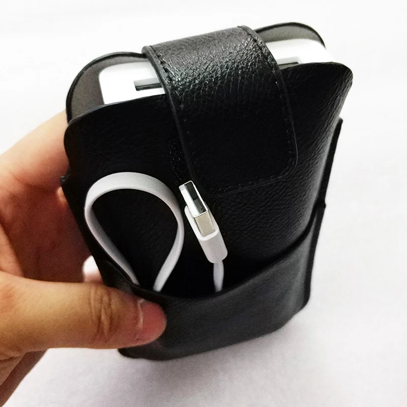 

Buckle Leather Pouch perfect fitted Case for 20000mAh Xiaomi Mi Power Bank 2C Cover Portable Battery PowerBank Phone Bag box