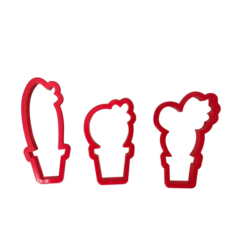 

3Pcs/set Cupcake Ice Cream Cookie Stencils Pancake Biscuit Cookie Cutter Tools Mold Baking Pastry Modelling Tools