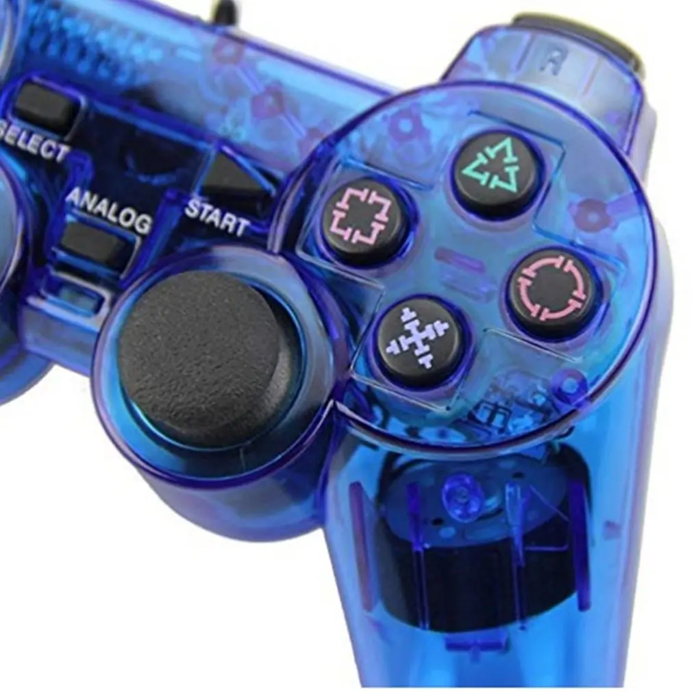 Проводной геймпад для sony PS2 контроллер Джойстик для plasystation 2 полное колебание Shock Joypad проводной контроллер