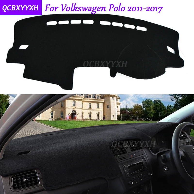 Для Volkswagen Polo 2011- коврик на приборную панель защитный интерьер Photophobism коврик тент подушка для автомобиля Стайлинг авто аксессуары