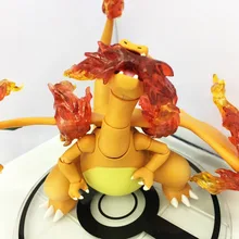 NEW hot 10cm Pikachu go Charizard movable collectors action figure toys Christmas gift doll with box