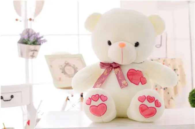 60 см розовый голубой плюшевый медведь с шарфом мягкая Животные большой медведь плюшевые игрушки гигантского плюшевого мишки любителей