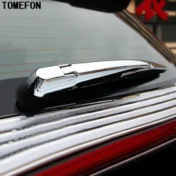 Для Honda vezel 2014 2015 ABS Chrome Защита от солнца на заднее стекло авто Крышка стекла отделкой Рамки стример 3 шт. Внешние аксессуары