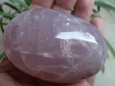 

177g NATURAL Polished Freeform rose quartz crystal Palm Worry Stone 77