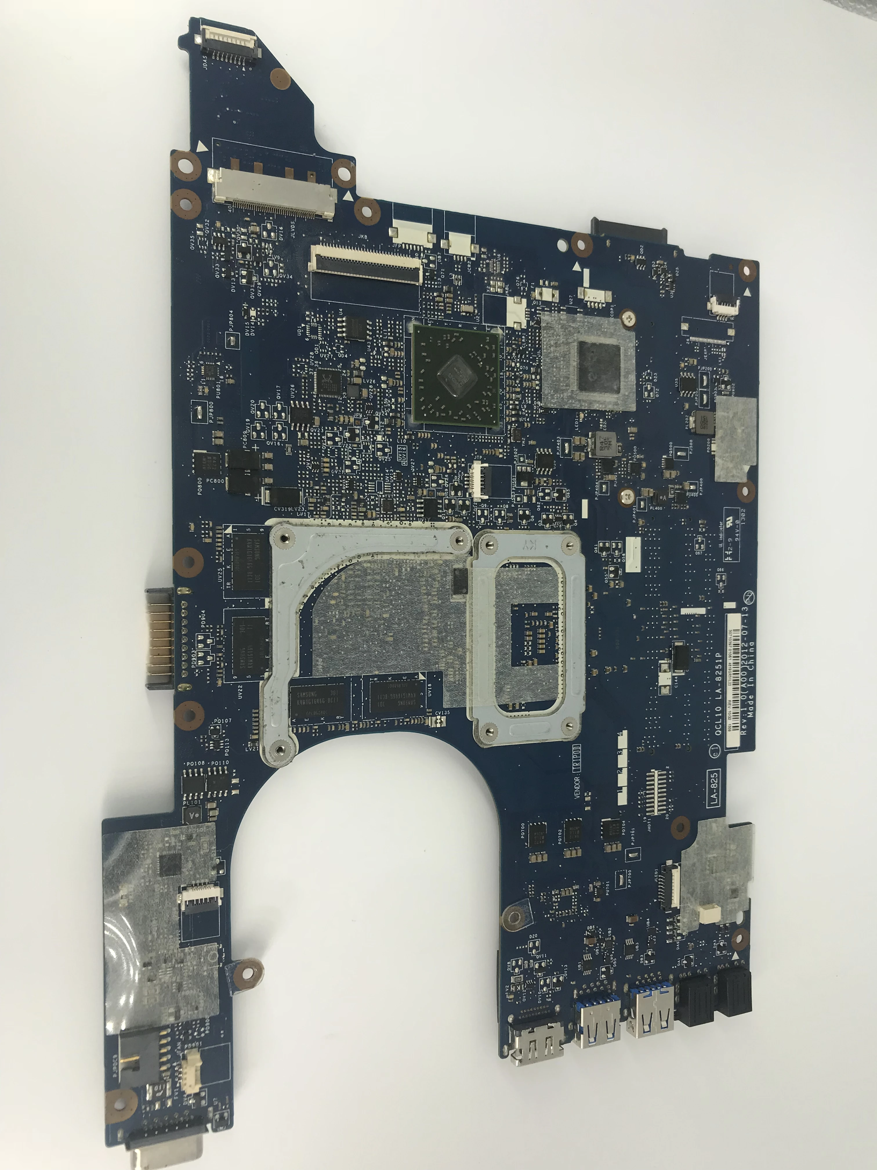 Very best  QCL10 LA-8251P motherboard for Dell Inspiron 15R 521R 5525 laptop motherboard original mianboard Te