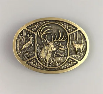 New Vintage Bronze Plated Western Deer Hunter Hunting Belt Buckle also Stock in US Free Shipping BUCKLE-WT151AB
New Vintage Bronze Plated Western Deer Hunter Hunting Belt Buckle also Stock in US Free Shipping BUCKLE-WT151AB