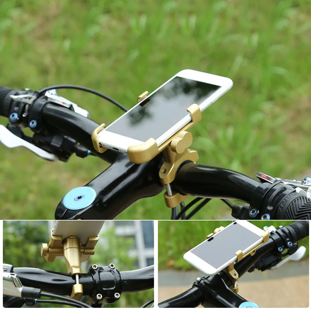 

Universal Bike Phone Holder Clip Anti-Slip Motorcycle Bicycle Racks Cycling Cellphone Support Mount Bracket Racks