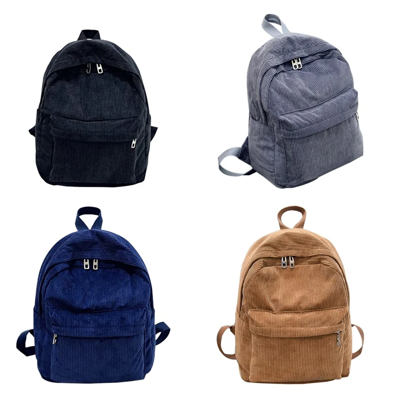 

Women Backpack Youth Small Solid Casual Backpacks Students School Bag Teenage Girls Vintage Laptop Bags Rucksack Mochila