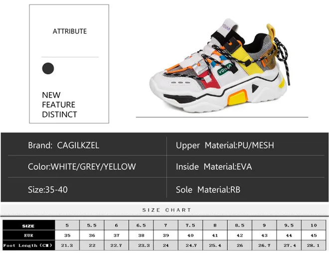 Sneakers Women Running Shoes Increasing 6CM INS Ulzza Harajuku Sneakers Cushioning Height Platform Breathable Sports Walking (1)