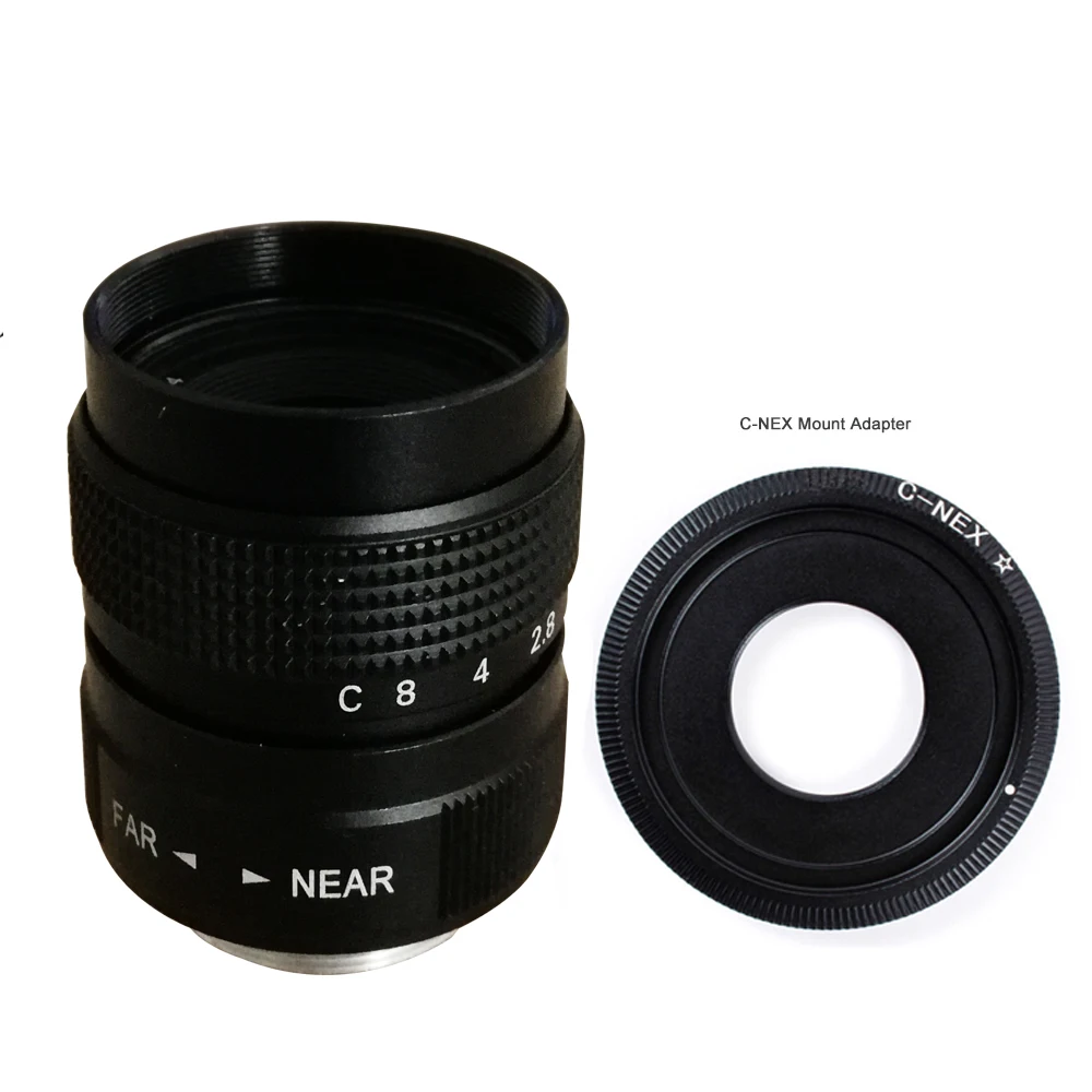 Witrue 25 мм F1.4 CC TV фильмы объектив + C образное крепление макро кольцо для Sony E
