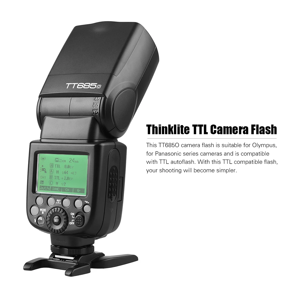 Godox TT685O TT685 2 4 г вспышка HSS TTL GN60 Speedlite + X1T O триггер XPro передатчик Kit для Olympus