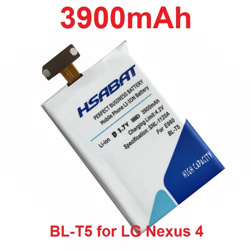 imágenes para HSABAT 3900 mAh BL-T5 Batería Para LG Nexus 4 E960 E975 E973 F180 LS970 Optimus T E970 imágenes para HSABAT 3900 mAh BL-T5 Batería Para LG Nexus 4 E960 E975 E973 F180 LS970 Optimus T E970