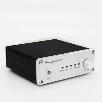 

Breeze Audio Audio decoder AK4490 + AK4118 + XMOS USB DAC Decoder Support Coaxial / Optical / USB Input Matching amplifier Use