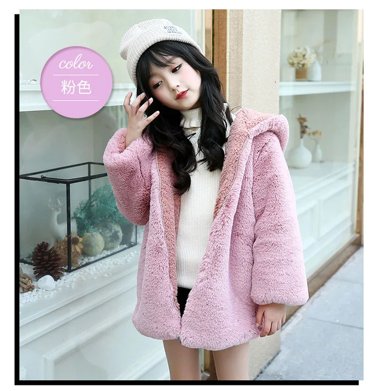 Christmas faux fur big girls winter outerwear coats 2017 hooded baby girls winter jacket with fur thick warm children clothing  2 3 4 5 6 7 8 9 10 11 12 13 14 15 years little teenage girls   winter jackets kids parka coat girl kids girls win (10)