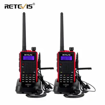 

Portable Walkie Talkie 2pcs Retevis RT5 7W 128CH VHF UHF Dual Band VOX FM Radio Station Radio Transceiver Walkie-Talkie Pair