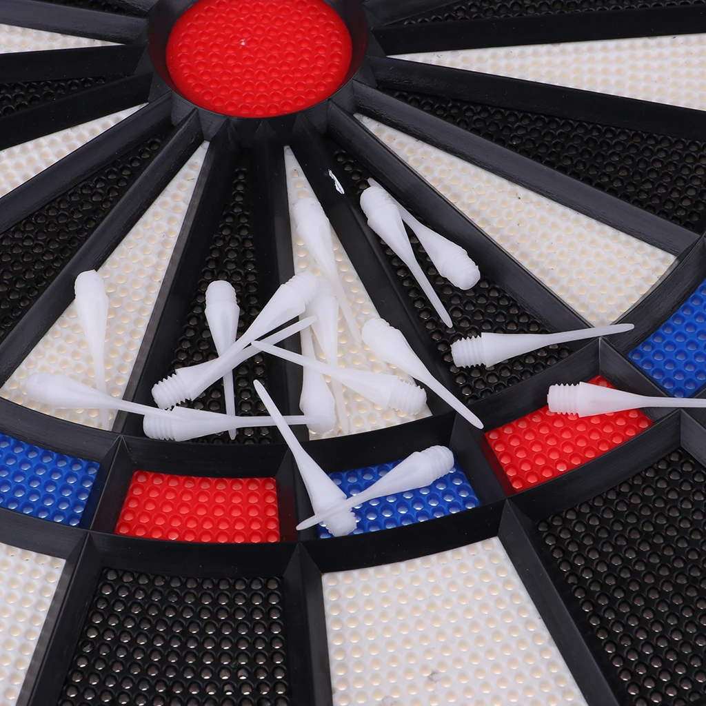 MagiDeal 45.5cm Dart Board with Darts Dart Board Sets for Adults Teenagers Plastic Darts Accessories