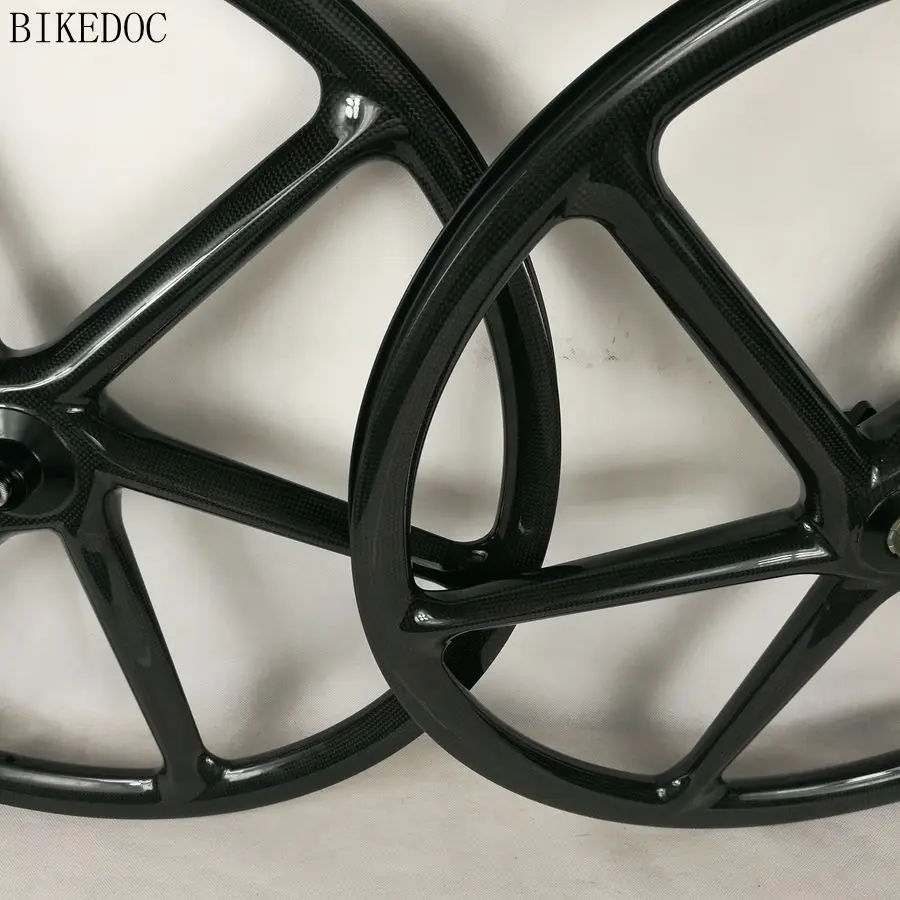 Flash Deal BIKEDOC 26er/27.5er/29er Carbon 6 Spoke Wheel For  MTB Carbon Wheelset  Ruedas Mtb Carbon Wheels 2