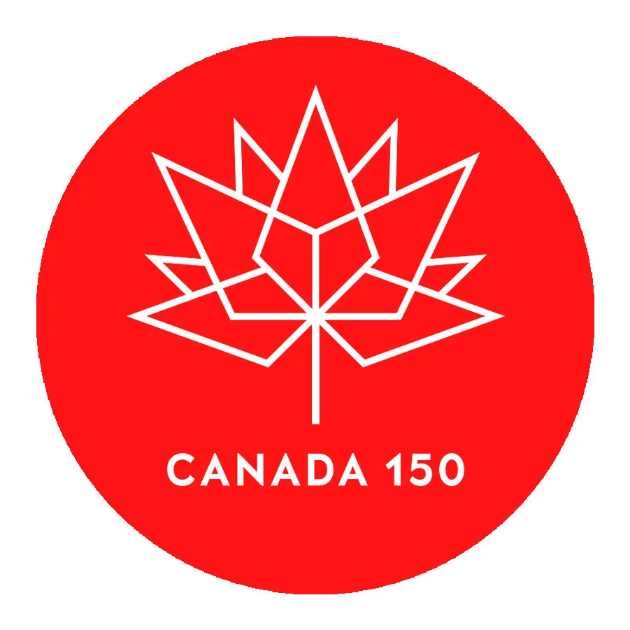 Wall Decal Vinyl PVC Sticker Canada 150 Anniversary Logo Car Window Decoration Removable Mural Poster Wall
