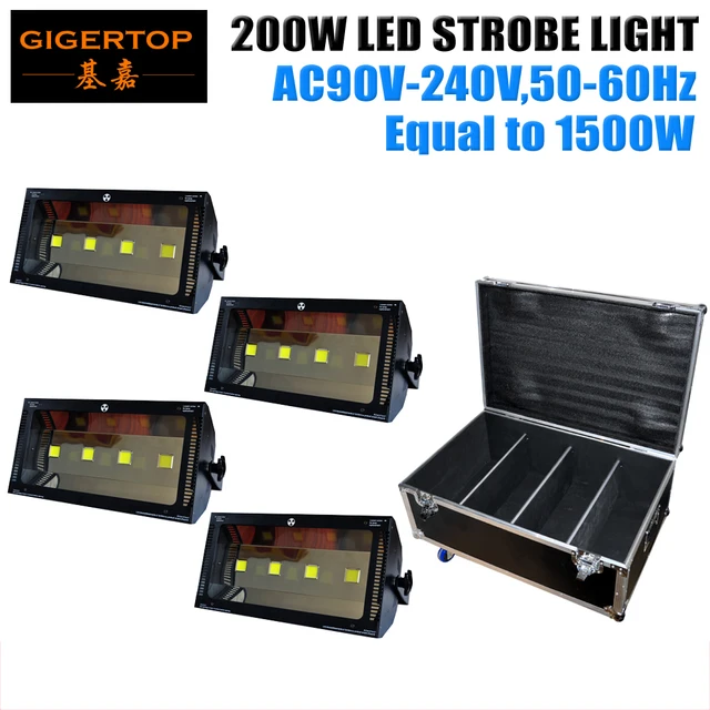 Flight Case 4in1 Pack LED 200W Martin Professional ATOMIC 3000W Strobe