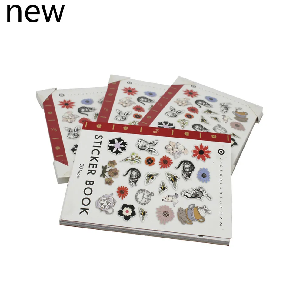 

Z1 pcs stationery label Sticker notebook Flower Various Cute custom stickers for planner Fun girl scrapbooking adesivi WH9