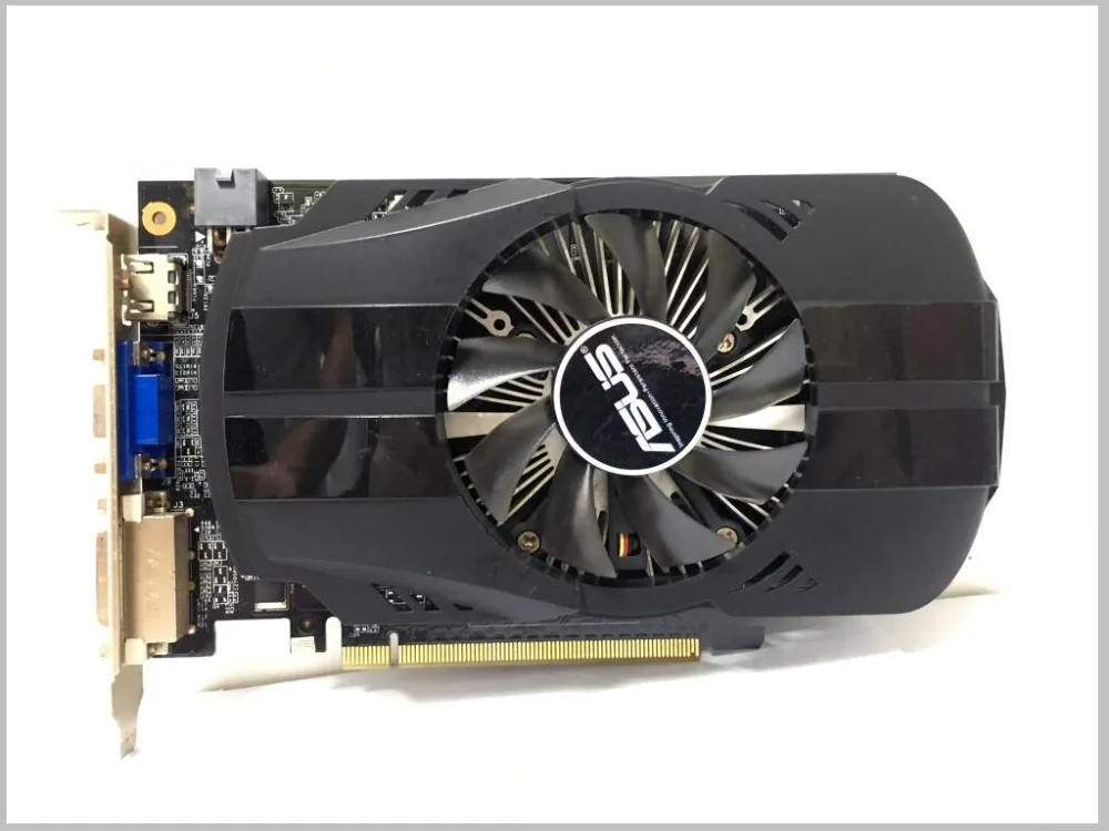 Asus GTX 650 FMLII 1GB GTX650 1G D5 DDR5 128 Bit PC настольные видеокарты PCI Express 3 0 компьютерные