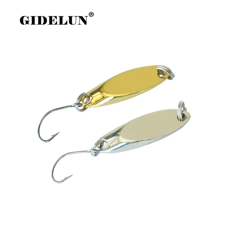 Gidelun 2g/3g/4.5g 50pcs Gold Silver Wholesale Fishing Lures China