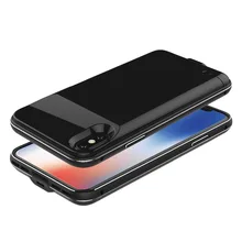 Для iphone X чехол для аккумулятора запасная внешняя зарядка задняя крышка телефона 10000 мАч для iphone X контейнер для аккумуляторных батарей