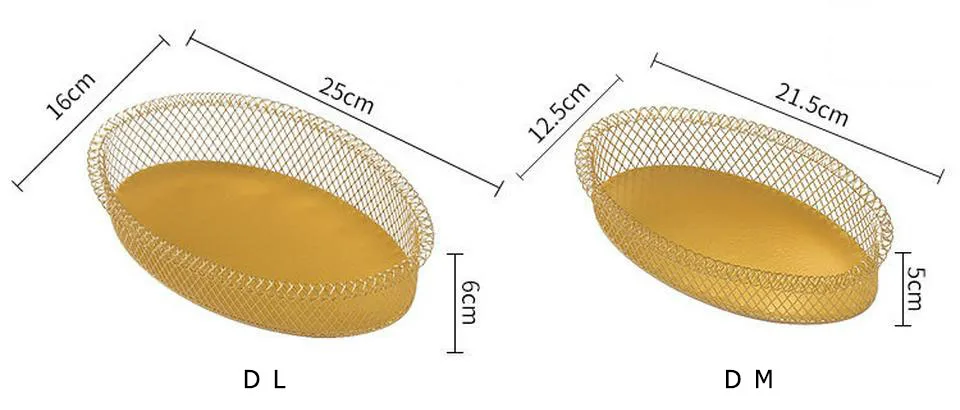 Скандинавские золотые Железные Корзины для хранения фруктов, миска для закусок, конфет, фруктовая тарелка, для хранения ювелирных изделий, для гостиной, ресторана, органайзер для хранения