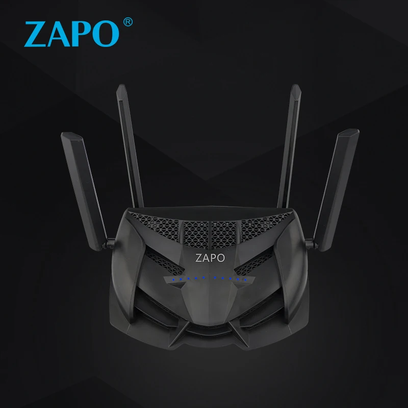 ZAPO широкий диапазон 2,4 г/5 г Wi-Fi AC 2600 Мбит/с USB Flash мульти-Сервис СВЕТОДИОДНЫЙ маршрутизатор рассеивание тепла 4 антенны с высоким коэффициентом усиления
