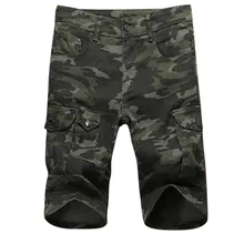 Летние шорты мужские крутые Горячие досуг случайные мульти-карманы весенние комбинезоны Полиэстеровые пуговицы для одежды свободные прямые c0520