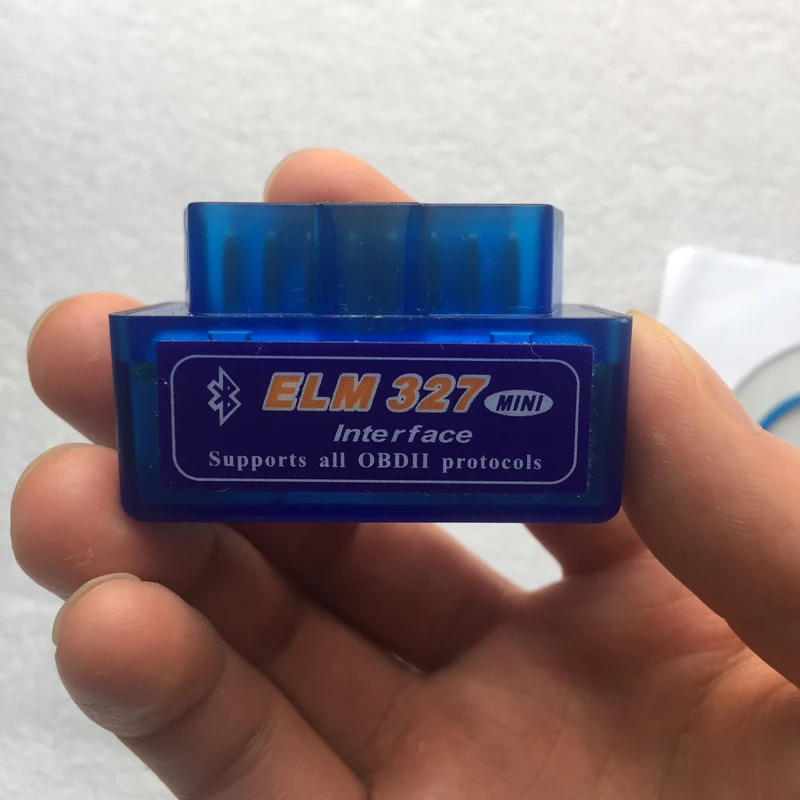 Автомобильный мини сканер ELM327 OBD2 диагностический прибор для Android и Windows систем с