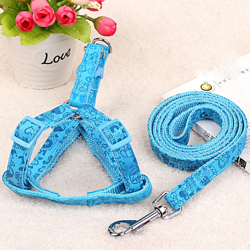 

Nylon Dog Harness leash Accessories Pet chiwawa Training Vest for Small Large Dogs Adjustable Professional harnesses and leashes