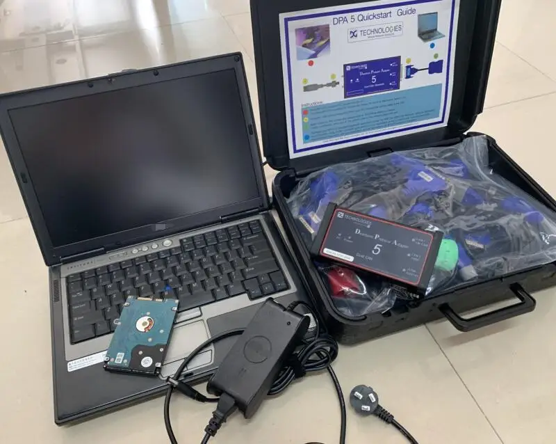  diesel truck scanner cnh dpa5 adapter without bluetooth software with laptop d630 computer diagnost