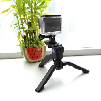 

Lightweight Tripod For GoPro Hero 5 4 3+ 3 SJCAM SJ4000 Tripod Stand Xiaomi Yi 4K DC DSLR SLR Camera