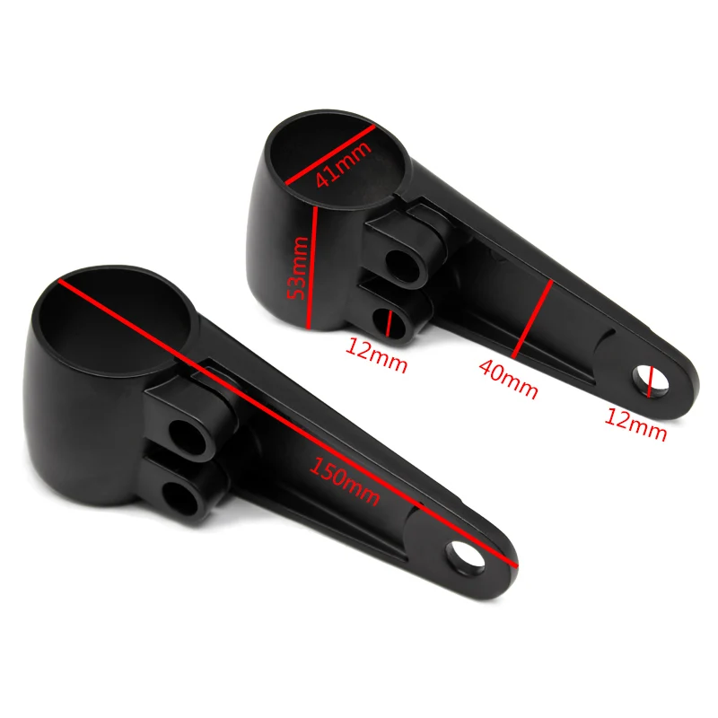 Nordson For 35mm 39mm 41mm Forks Side Mount Motorcycle Headlight Brackets Head Light Fork Mounting Brackets Cafe Racer Cruiser