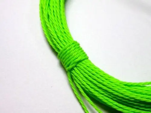 

50 Meters Soft Green Waxed Polyester Twisted Cord String Thread Line 1mm