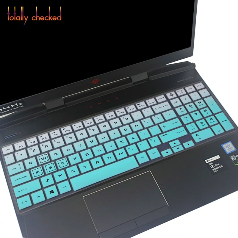 Защитная крышка для клавиатуры ноутбука hp OMEN 15-DC 15," Серия 15-dc0850nd 15-dc0805no 15-dc0803no 15-dc0400ng игровой ноутбук - Цвет: fademint