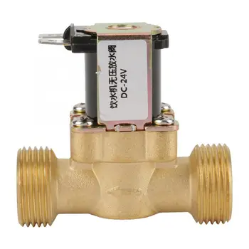 

24V Electric Valve BSPP G3/4 Brass N/C Normally Closed Electric Solenoid Valve 2 Way Pressure Regulating Valve