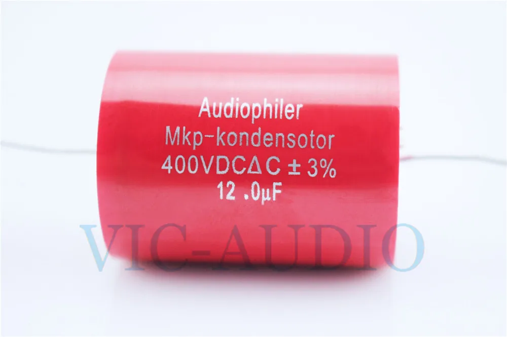 2 шт. конденсатор Audiophiler MKP kondensotor 400VDC 12 мкФ 3% аудио конденсаторный усилитель HIFI делитель частоты постоянной ёмкости, универсальный конденсатор 12 мкФ