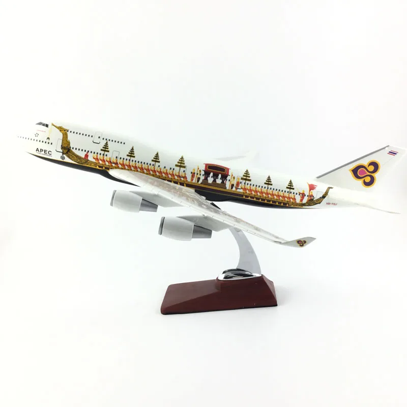 

FREE SHIPPING Boeing 747 THAI APEC LIVERY(CANOE) 47CM 1:150 METAL ALLOY MODEL PLANE AIRCRAFT MODEL TOY AIRPLANE BIRTHDAY GIFT