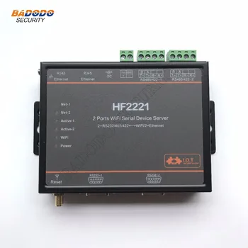 

HF2221 2 serial Port WiFi Serial Server module RS232/RS485/RS422 to WiFi/Ethernet two-way transparent transmission serial server