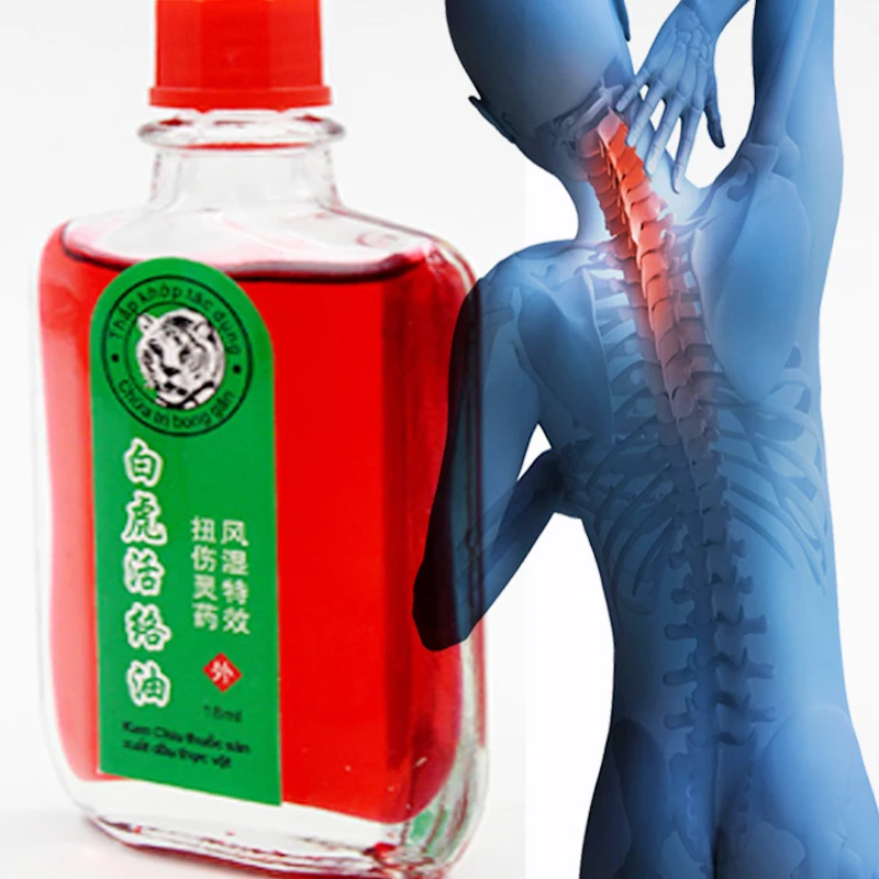 

White Tiger Balm Oil Rheumatic Pain Leg Pain Frozen Shoulder Osteoarthritis Bone Spurs Cervical Spondylosis Pain Relief A5