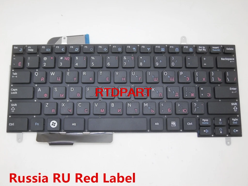 Laptop Keyboard for Samsung N210 N220 Black Russia RU V114060AS V114060AK BA59-02704D 9Z.N4PSN.10R