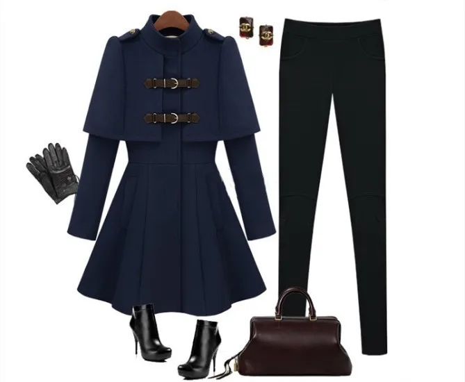 C170 Gothic Victorian England British Punk Rave Poncho horse rider Court outdoor Coat Jacket for women 