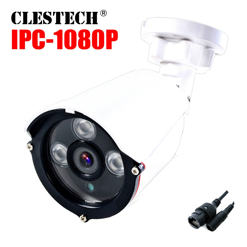 

1.0MP 2MP HD 1080P Security IP Camera Outdoor Waterproof CCTV Bullet Cameras P2P ONVIF ARRAY 3LED Night Vision IR 30m APP XMEYE