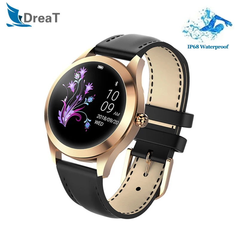 

Smart Watch Waterproof IP68 Women Heart Rate Fitness Tracker BT 4.0 Bracelet Pedometer Step Counter for Lover PK Smart Band S3