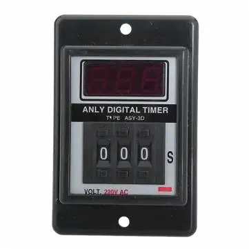 

ASY-3D DC12V Power ON Delay Timer Time Relay 999 Seconds