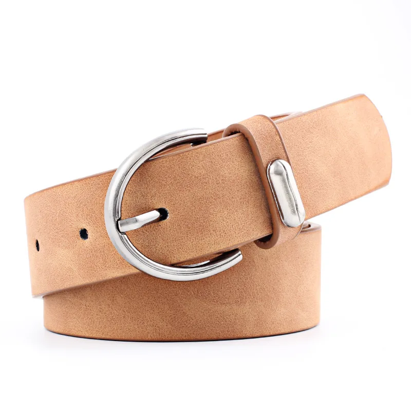 

2019 New Black Brown White Wide Suede Leather Waist Belt Female Causual Ladies Pin Buckle Belts for Women Dresses Kemer Girdle